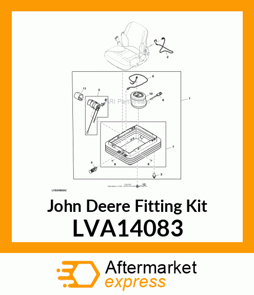 FITTING KIT, AIR TUBING LVA14083