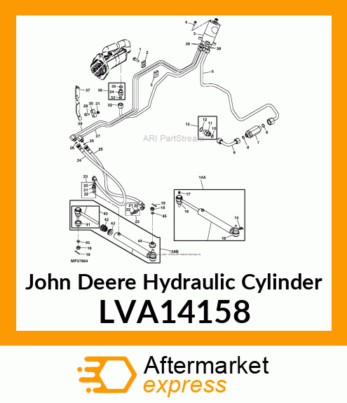 CYLINDER, STEER 45X22 (LG) LVA14158