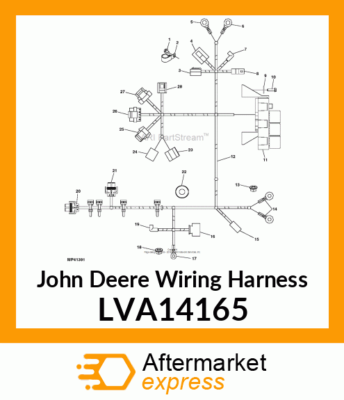 HARNESS, MAIN (SWEET SPOT) LVA14165