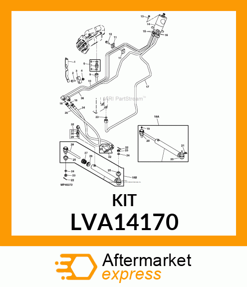 BOOT KIT, KIT, DUST BOOT LVA14170