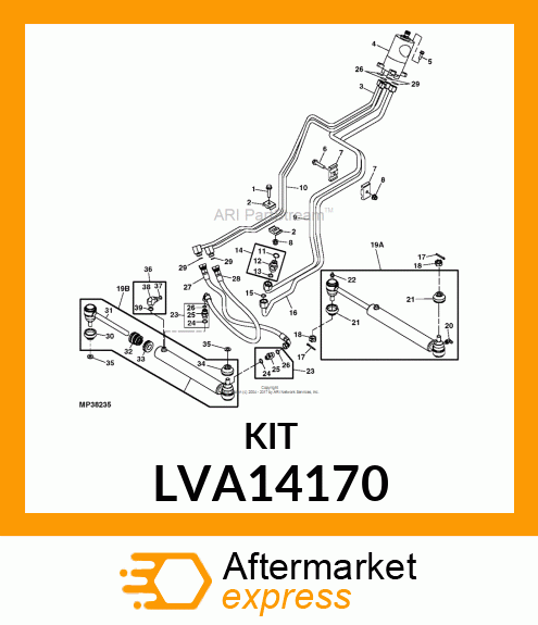 BOOT KIT, KIT, DUST BOOT LVA14170