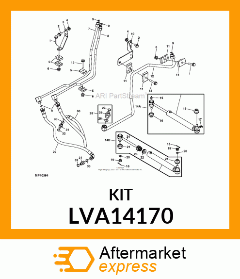 BOOT KIT, KIT, DUST BOOT LVA14170