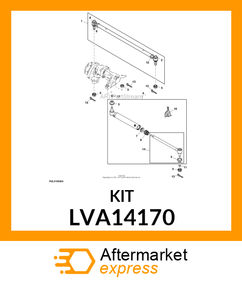 BOOT KIT, KIT, DUST BOOT LVA14170