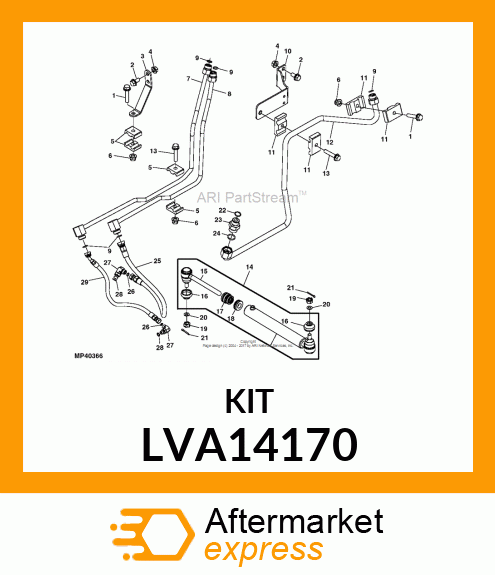 BOOT KIT, KIT, DUST BOOT LVA14170