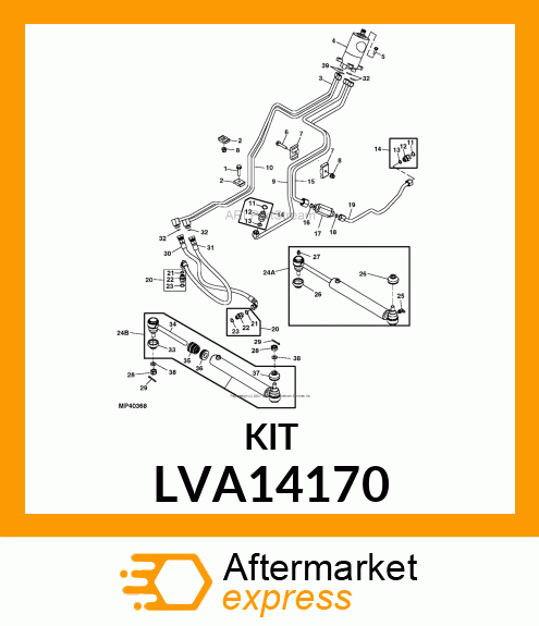 BOOT KIT, KIT, DUST BOOT LVA14170