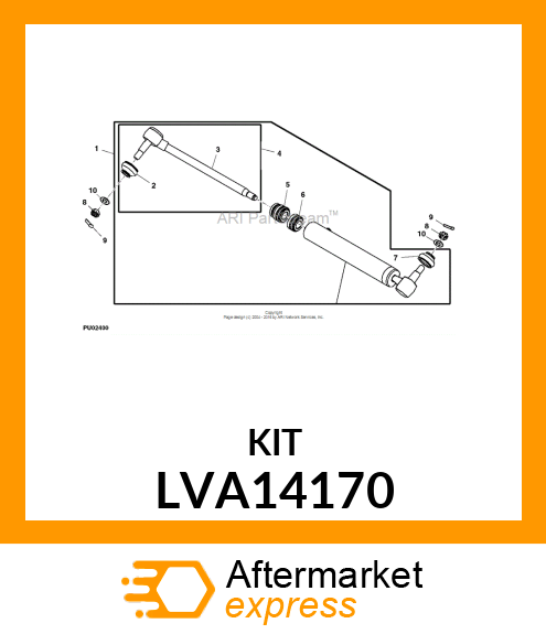 BOOT KIT, KIT, DUST BOOT LVA14170