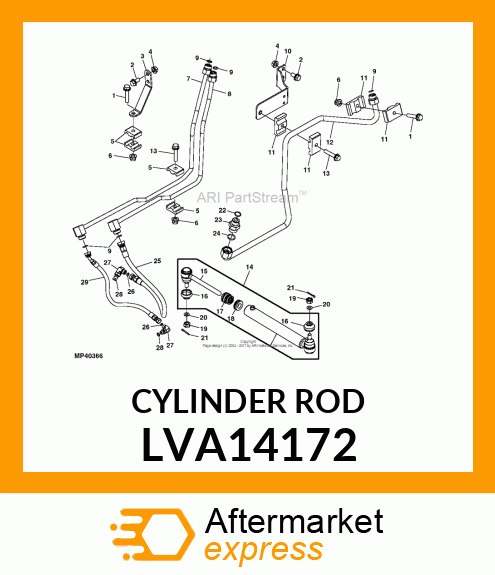 KIT, ROD ASSEMBLY (MID) LVA14172