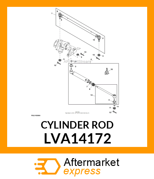 KIT, ROD ASSEMBLY (MID) LVA14172