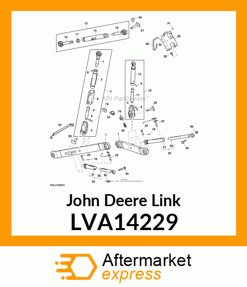 EYE BOLT , CENTER LINK LVA14229