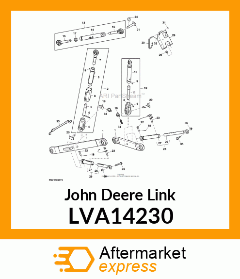 EYE BOLT , CENTER LINK LVA14230