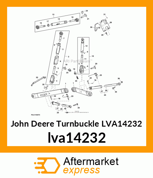 TUBE ASSY, RH LIFT LINK lva14232