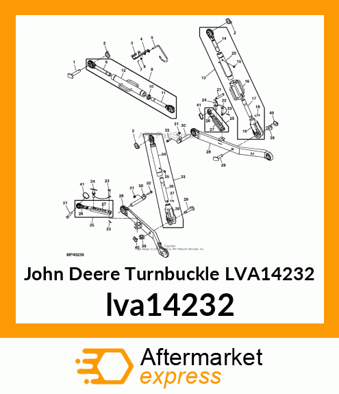 TUBE ASSY, RH LIFT LINK lva14232