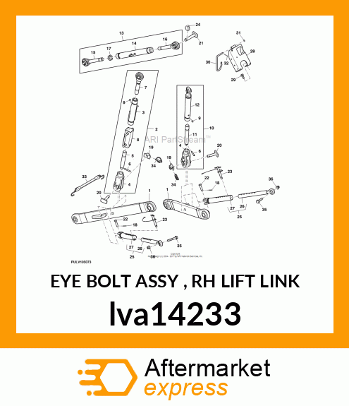 EYE BOLT ASSY , RH LIFT LINK lva14233