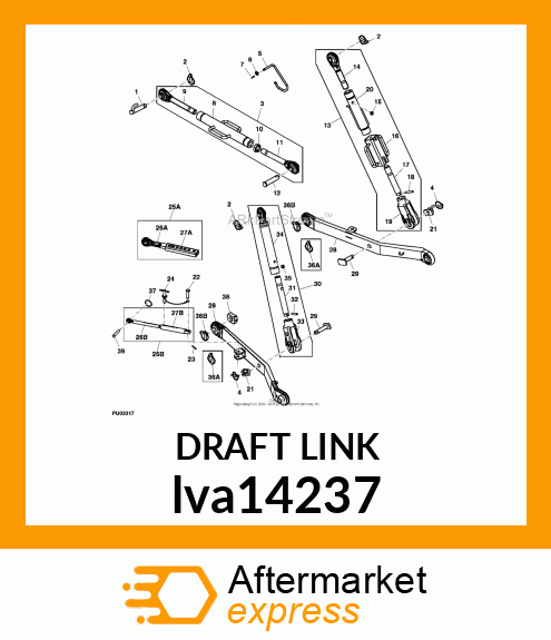 DRAFT ARM 4X20 lva14237