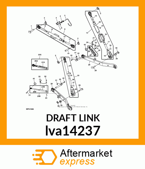 DRAFT ARM 4X20 lva14237