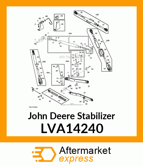 STABILIZER, SAWY BAR FEMALE LVA14240