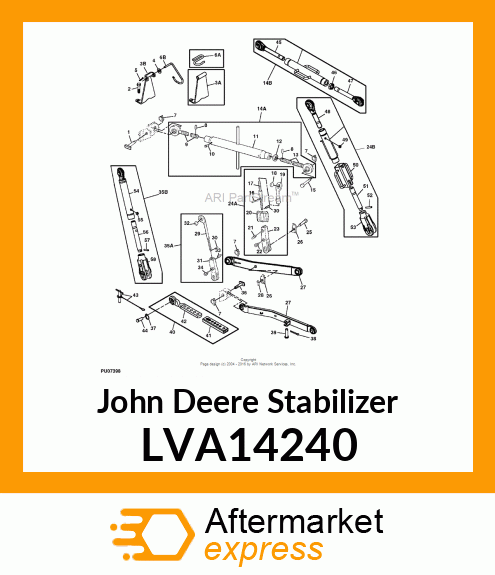 STABILIZER, SAWY BAR FEMALE LVA14240