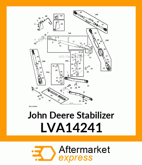 STABILIZER, SWAY BAR MALE LVA14241