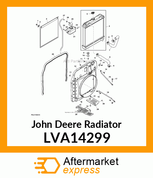 RADIATOR, SWEET SPOT LVA14299