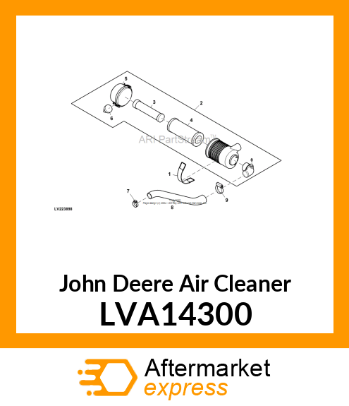 AIR CLEANER LVA14300