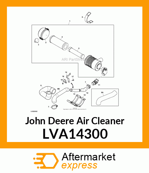 AIR CLEANER LVA14300