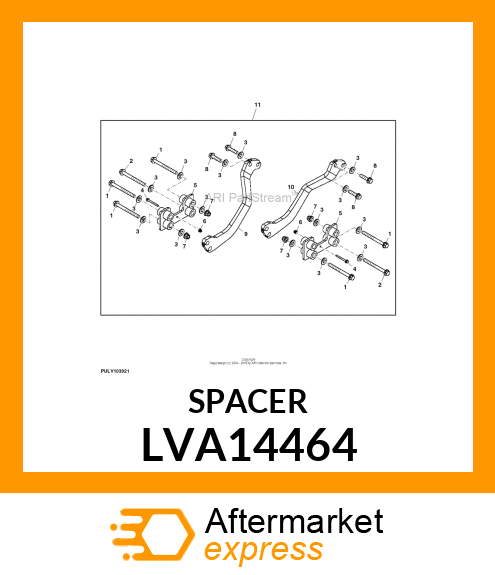 SPACER, ASSEMBLY, FRAME SPACER LVA14464