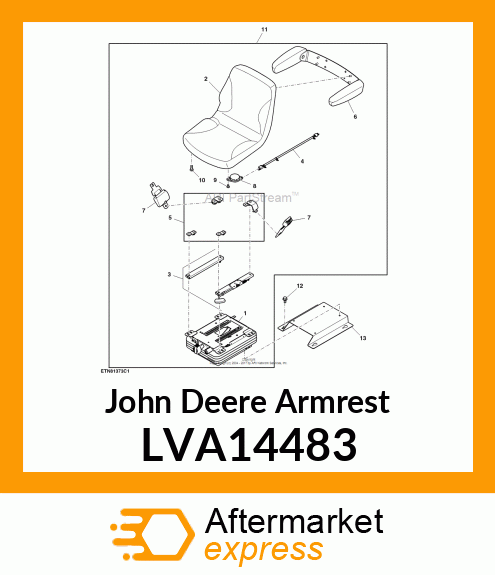 ARMREST LVA14483