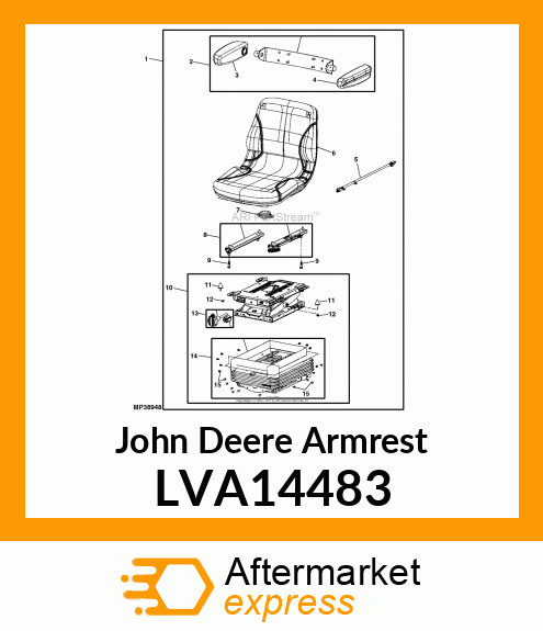 ARMREST LVA14483