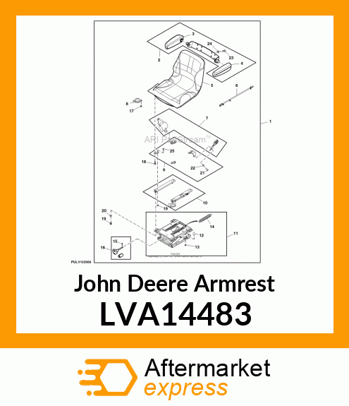 ARMREST LVA14483