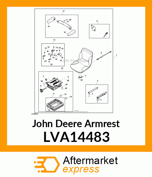 ARMREST LVA14483