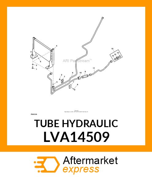 TUBE HYDRAULIC LVA14509