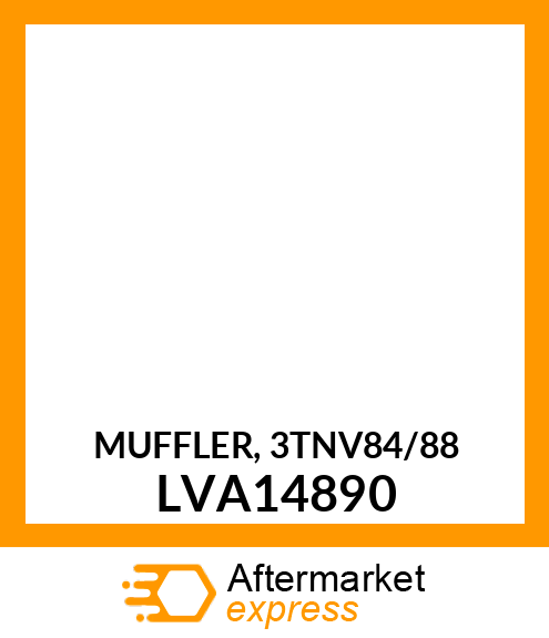 MUFFLER, 3TNV84/88 LVA14890