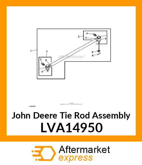 TIE ROD ASSEMBLY LVA14950