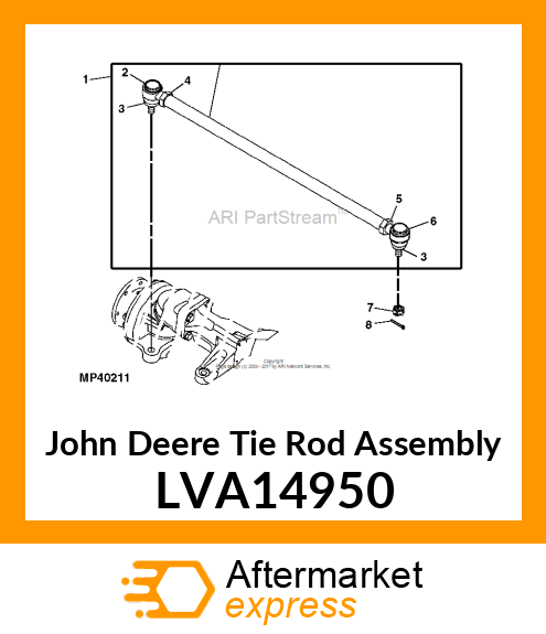 TIE ROD ASSEMBLY LVA14950