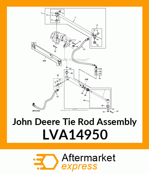 TIE ROD ASSEMBLY LVA14950