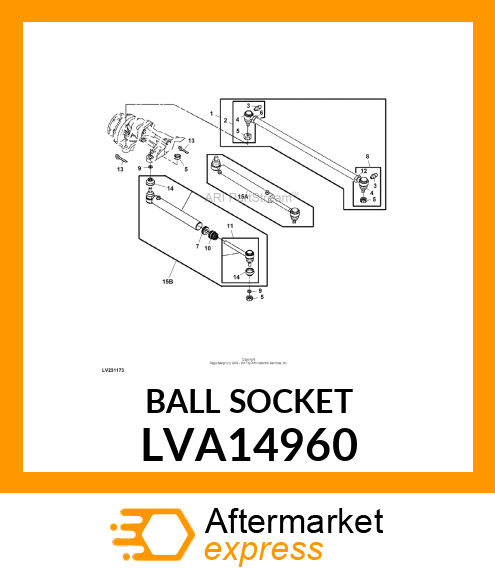 SOCKET, LH ASSEMBLY LVA14960