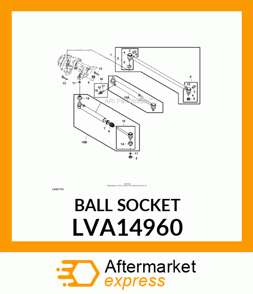 SOCKET, LH ASSEMBLY LVA14960