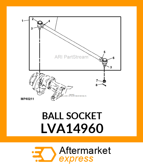 SOCKET, LH ASSEMBLY LVA14960