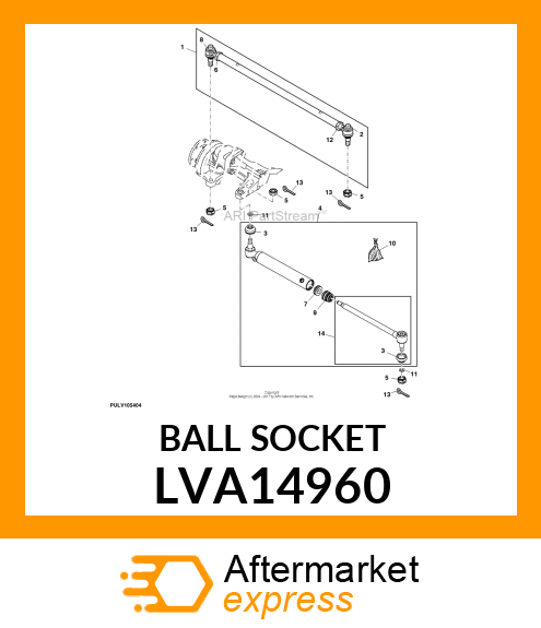 SOCKET, LH ASSEMBLY LVA14960