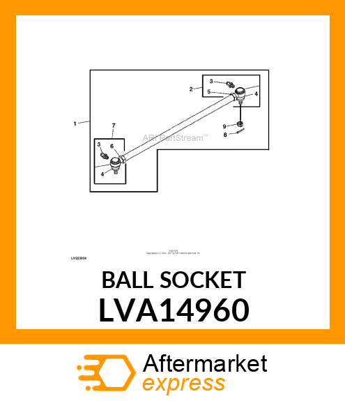 SOCKET, LH ASSEMBLY LVA14960