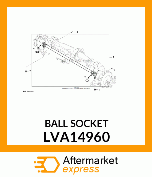 SOCKET, LH ASSEMBLY LVA14960