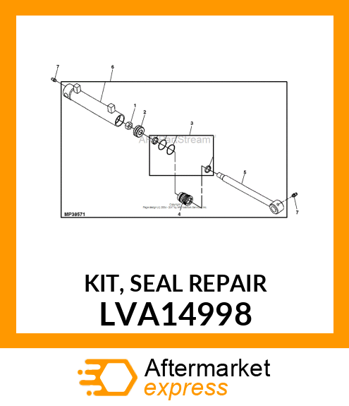 KIT, SEAL REPAIR LVA14998