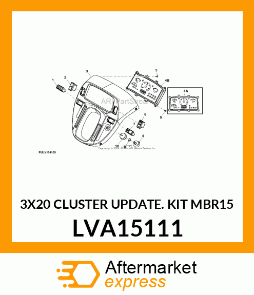 3X20 CLUSTER UPDATE KIT MBR15 LVA15111