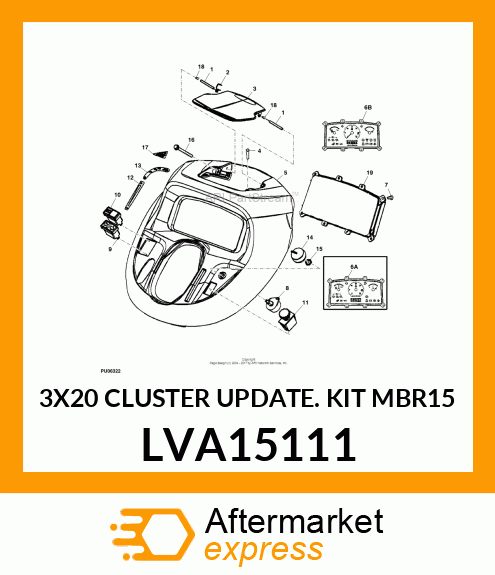 3X20 CLUSTER UPDATE KIT MBR15 LVA15111