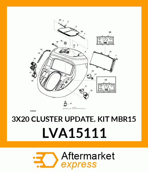 3X20 CLUSTER UPDATE KIT MBR15 LVA15111