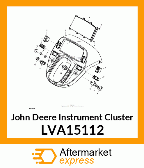 INSTRUMENT CLUSTER (4X20) LVA15112