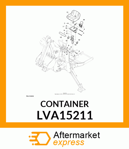 HOLDER, MANUAL LVA15211