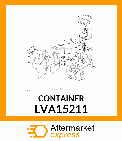 HOLDER, MANUAL LVA15211