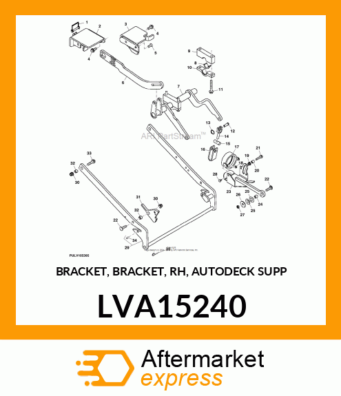 BRACKET, BRACKET, RH, AUTODECK SUPP LVA15240