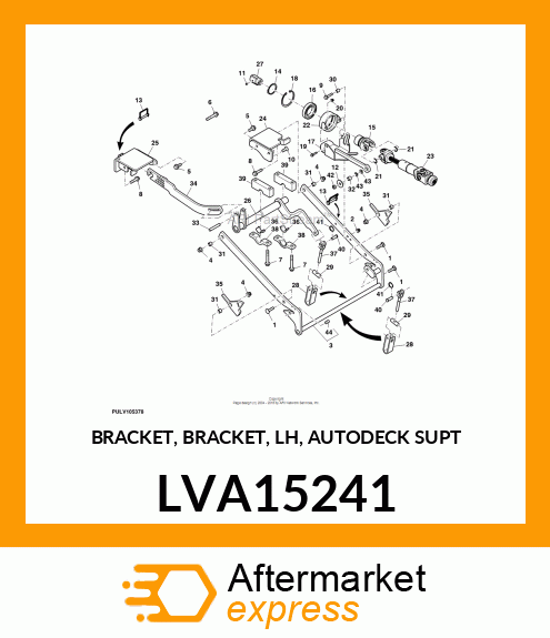BRACKET, BRACKET, LH, AUTODECK SUPT LVA15241